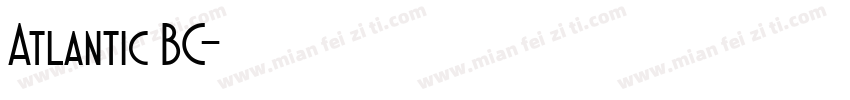 Atlantic BC字体转换